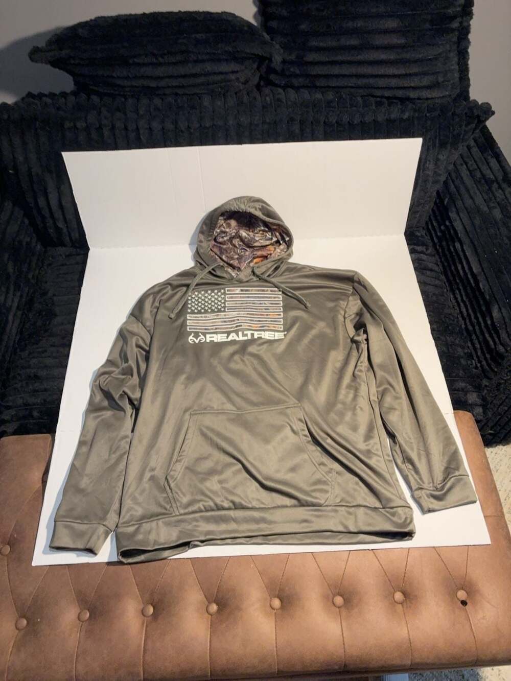 Realtree by Staghorn Outfitters American Flag Camo Hoodie XXL